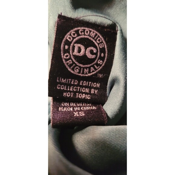 Retired Emerald Fairy DC COMIC Bombshells POISON IVY FORMAL GOWN DRESS JRS sz XS - Picture 7 of 9